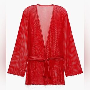 Savage X Fenty Flossy Fishnet Robe